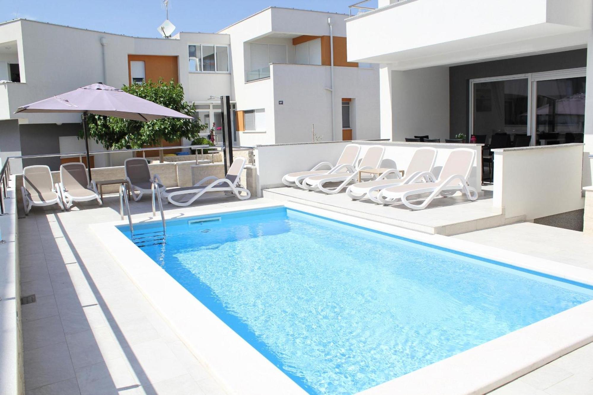 Villa Lumada Pool Apartments Novalja Eksteriør bilde