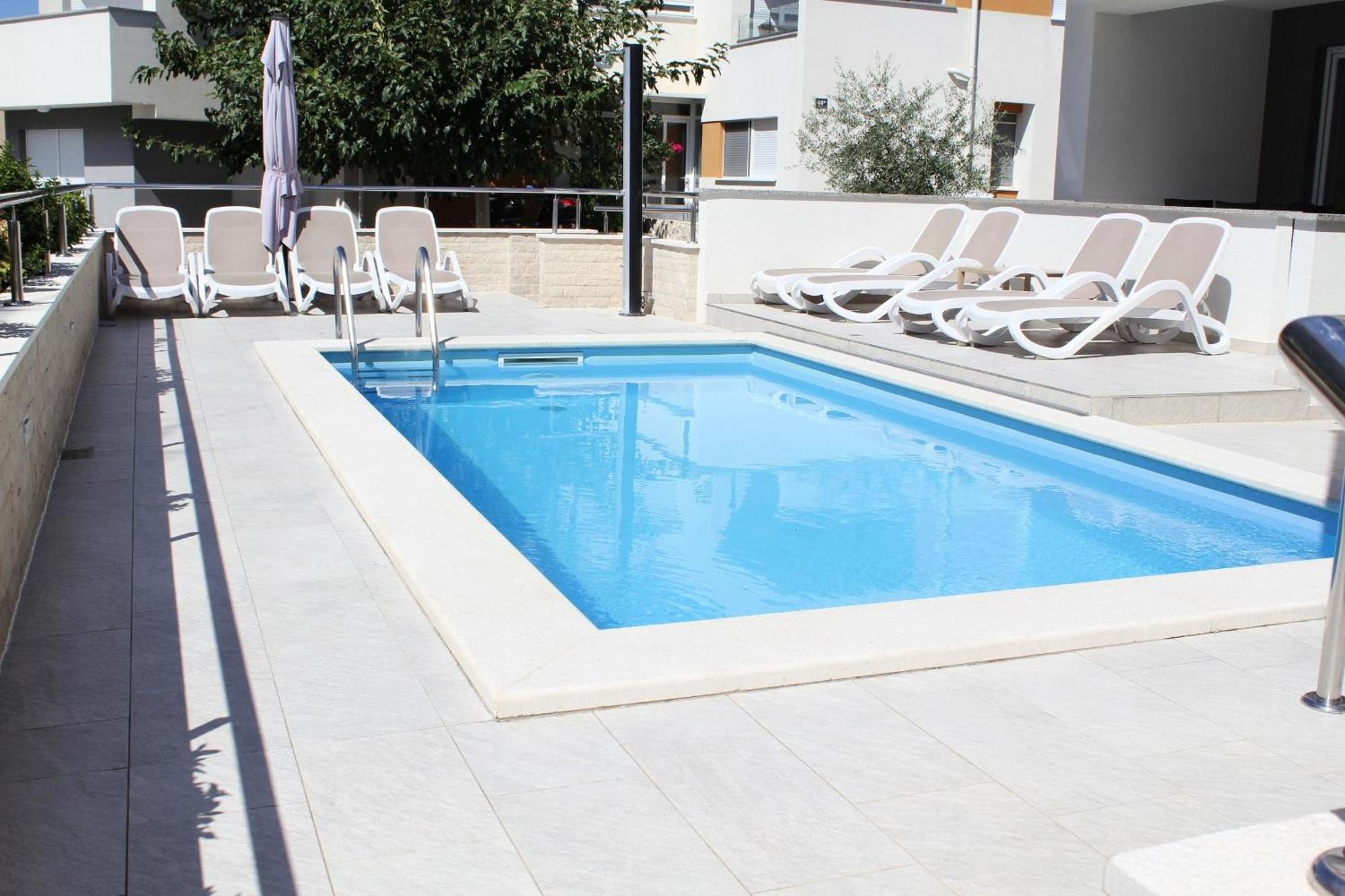 Villa Lumada Pool Apartments Novalja Eksteriør bilde